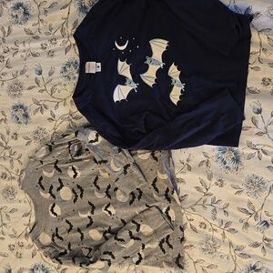 Hanna Andersson Halloween Long Sleeve Shirts Size 6-7